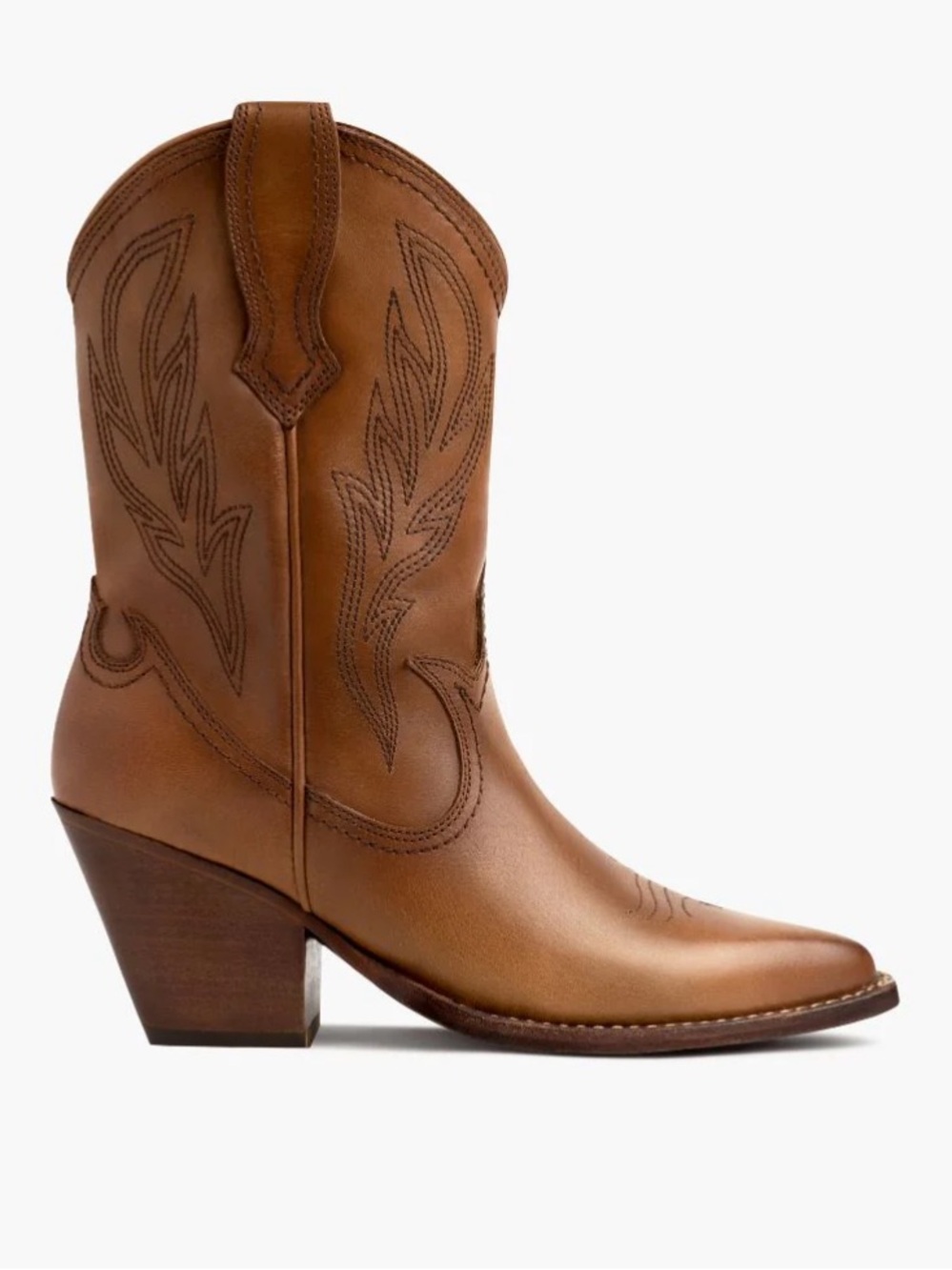 Thursday Boot Company - Sierra Women’s Western Boots - Tan Leather - Size 7.5